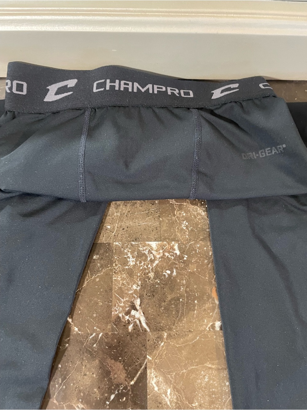 Champro Kids Black Dri-Gear Compression Leggings